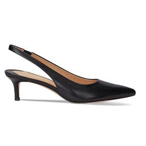 Lauren Ralph Lauren Women's "Lolah" Black Pointed-Toe Slingback Pumps Size: 8.5B